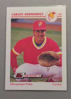 1991 Impel Line Drive Carlos Hernandez Pre-Rookie '91 #10
