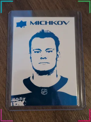 Matvei MICHKOV Blue /99 Stencils 2026-27 UD Hockey Series 1 #ST-59