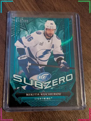 2025-26 Upper Deck ICE Nikita Kucherov Subzero /399 Lightning