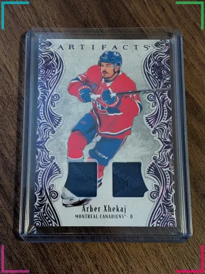 Arber Xhekaj Purple Material 03/25 2025-26 UD Artifacts Patch Dual