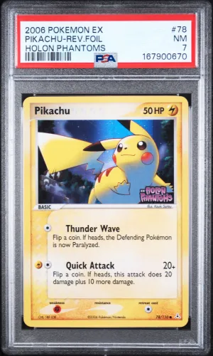2006 Pokemon Ex Holon Phantoms Pikachu-Rev.foil Holon Phantoms