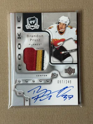 2006-07 Upper Deck The Cup Brandon Prust Rookie Rookie Auto Patch /249 #117