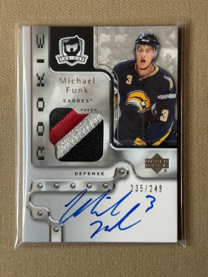 2006-07 Upper Deck The Cup Michael Funk Rookie Auto Patch /249 #116