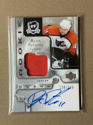 2006-07 Upper Deck The Cup Ryan Potulny Rookie Auto Patch /249 #146