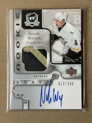 2006-07 Upper Deck The Cup Noah Welch Rookie Auto Patch /249 #150