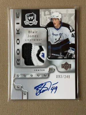2006-07 Upper Deck The Cup Blair Jones Rookie Auto Patch /249 #159
