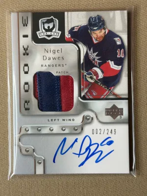 2006-07 Upper Deck The Cup Nigel Dawes Rookie Patch Auto /249 #143