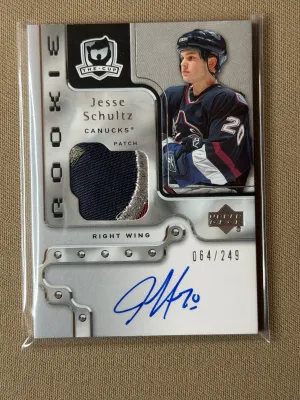 2006-07 Upper Deck The Cup Jesse Schultz Rookie Patch Auto /249 #166