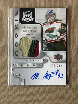 2006-07 Upper Deck The Cup Miroslav Kopriva Rookie Auto Patch /249 #164