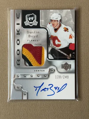 2006-07 Upper Deck The Cup Dustin Boyd Rookie Auto Patch /249 #118