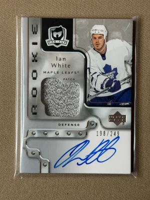 2006-07 Upper Deck The Cup Ian White Auto Rookie Patch /249 #468