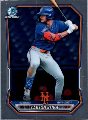 2026 Bowman #BCP-111 Carson Benge Chrome Prospects