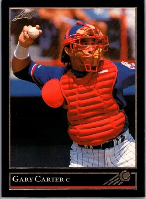 1992 Leaf #442 Gary Carter Black Gold
