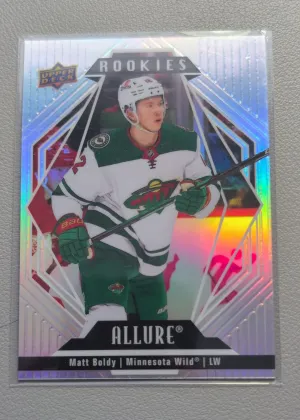 2022-23 Upper Deck Allure Matt Boldy Rookies Rookie Rainbow Foil #114