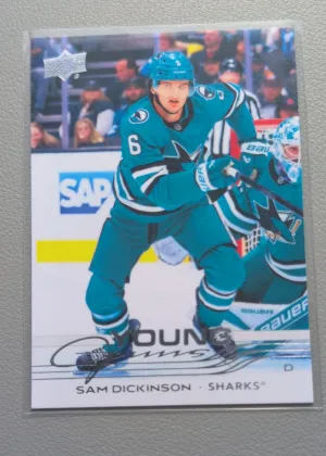 2025-26 Upper Deck Series 2 Sam Dickinson Young Guns Rookie #479
