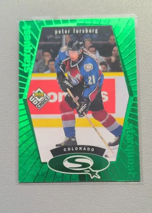 1998-99 Upper Deck UD Choice Peter Forsberg Green #SQ20
