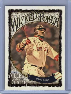 2026 Topps Allen & Ginter #WP-26 David Ortiz Wicked Power