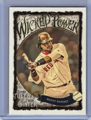 2026 Topps Allen & Ginter #WP-8 Manny Ramirez Wicked Power