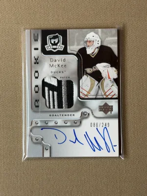 2006-07 Upper Deck The Cup David McKee Rookie Auto Patch /249 #111
