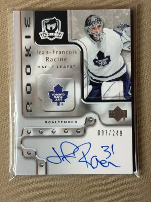 2006-07 Upper Deck The Cup Jean-Francois Racine Rookie Auto /249 #107