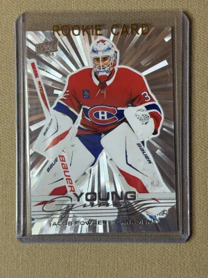 2025-26 Upper Deck Extended Jacob Fowler Young Guns Outburst Silver Rookie