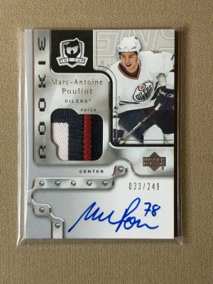 2006-07 Upper Deck The Cup Marc-Antoine Pouliot Rookie Patch Auto /249 #129