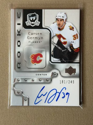 2006-07 Upper Deck The Cup Carsen Germyn Rookie Auto /249 #95