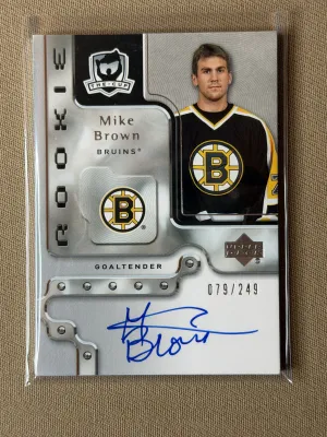 2006-07 Upper Deck The Cup Mike Brown The Cup Rookie Auto /249 #92