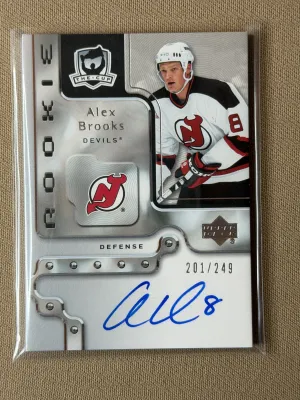 2006-07 Upper Deck The Cup Alex Brooks Rookie Auto /249 #101