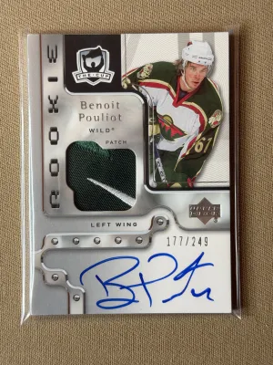 2006-07 Upper Deck The Cup Benoit Pouliot Rookie Patch Auto /249 #136
