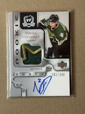 2006-07 Upper Deck The Cup Niklas Grossman Rookie Patch Auto /249 #124