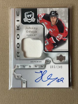 2006-07 Upper Deck The Cup Johnny Oduya Rookie Patch Auto /249 #140
