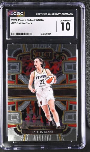 2024 Panini Select WNBA #72 Caitlin Clark CGC 10