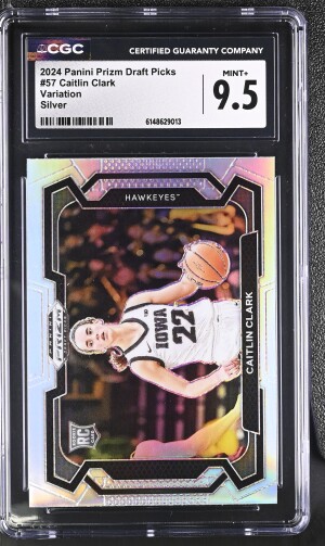 2024 Panini Prizm Draft Picks #57 Caitlin Clark CGC 9.5