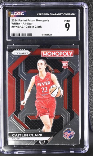 2024 Panini Prizm Monopoly WNBA - All-Star #WNBA27 Caitlin Clark CGC 9
