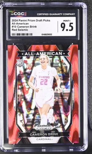 2024 Panini Prizm Draft Picks All-American #10 Cameron Brink CGC 9.5