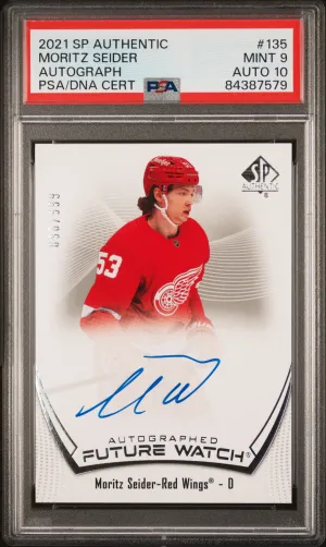 2021 Sp Authentic Moritz Seider Autograph