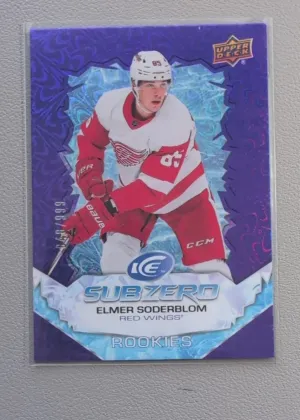 2022-23 Upper Deck Ice Elmer Soderblom Sub Zero Rookies Rookie #SZ-ES