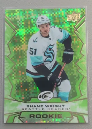2022-23 Upper Deck Ice Shane Wright Green Rookie #125