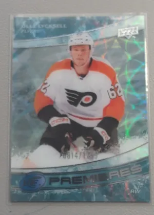 2022-23 Upper Deck Ice Ollie Lycksell Premier Prospects Green /125 #166