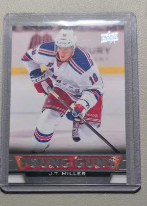 2013-14 Upper Deck Series 1 J.T. Miller Young Guns Rookie #205
