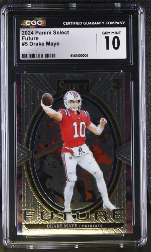 2024 Panini Select Future #5 Drake Maye CGC 10