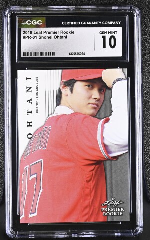 2018 Leaf Premier Rookie #PR-01 Shohei Ohtani CGC 10