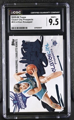 2025-26 Topps Clutch City Prospects #CC-4 Kon Knueppel CGC 9.5