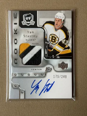2006-07 Upper Deck The Cup Yan Stastny Rookie Patch Auto /249 #155
