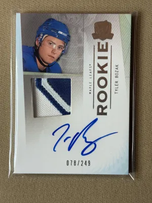 2009-10 Upper Deck The Cup Tyler Bozak Rookie Patch Auto /249 #42