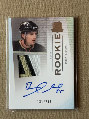 2009-10 Upper Deck The Rookie Brian Salcido Rookie Auto Patch /249 #149