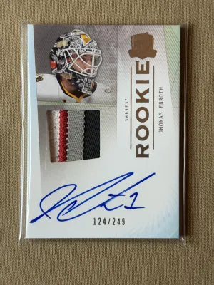 2009-10 Upper Deck The Cup Jonas Enroth Rookie Patch Auto /249 #141