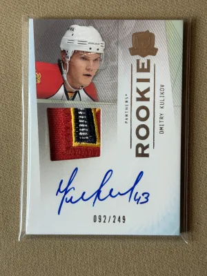 2009-10 Upper Deck The Cup Dmitry Kulikov Rookie Patch Auto Rookie /249 #129