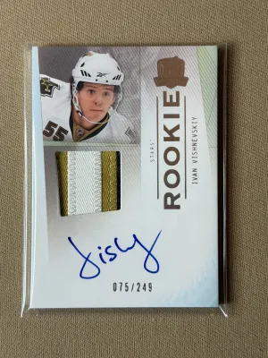2009-10 Upper Deck The Cup Ivan Vishnevskiy Rookie Patch Auto /249 #140